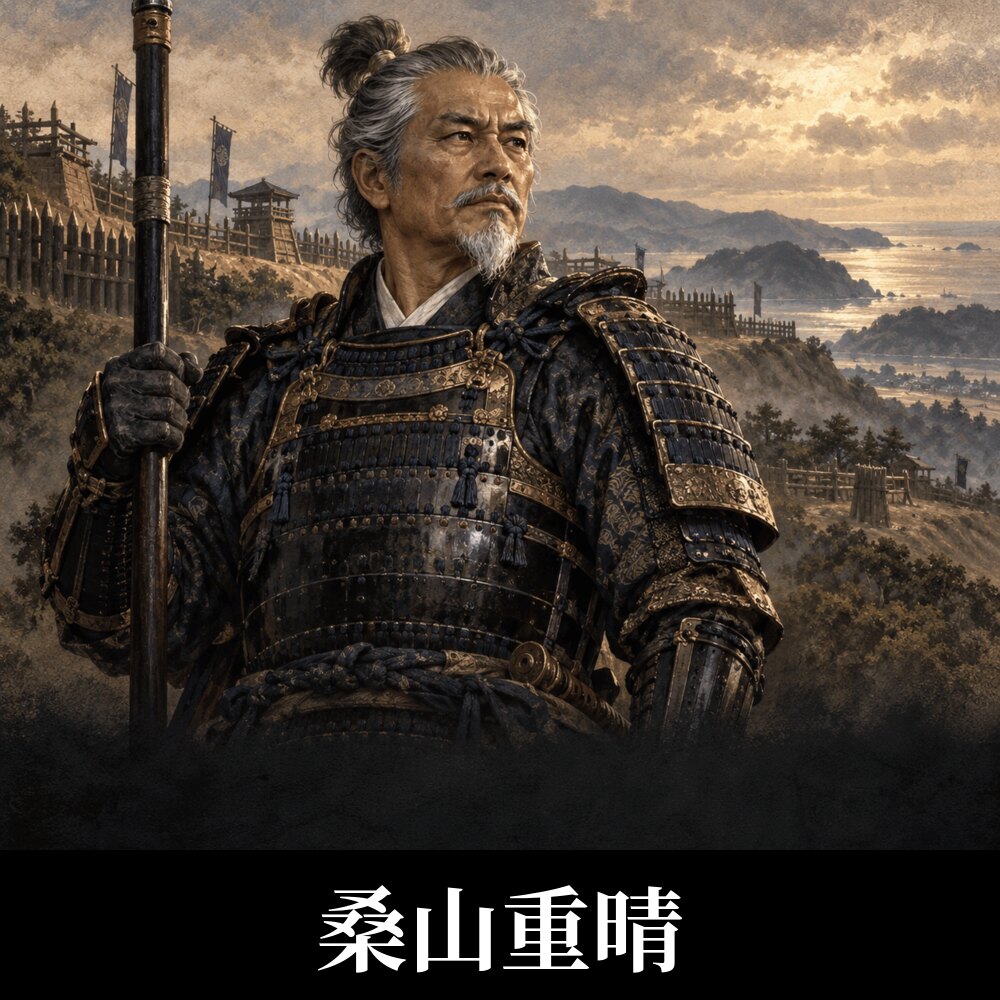 桑山重晴のイラスト