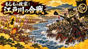 もし伊達政宗が秀吉と戦っていたら：江戸川の合戦（イメージ）