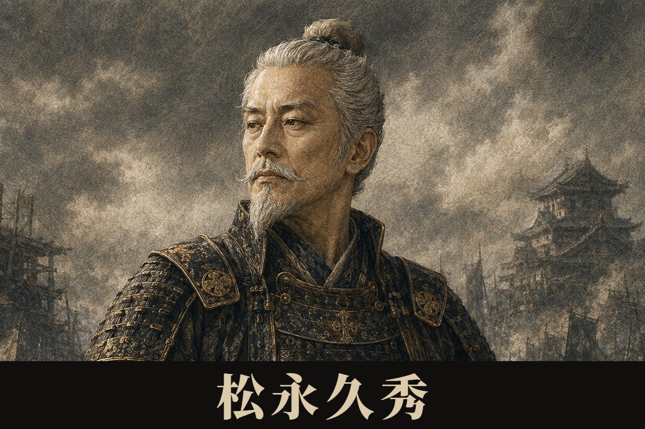 大和をめぐって筒井家と争った松永久秀のイラスト