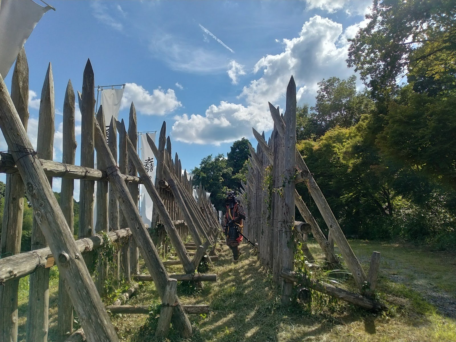 関ヶ原古戦場の馬防柵