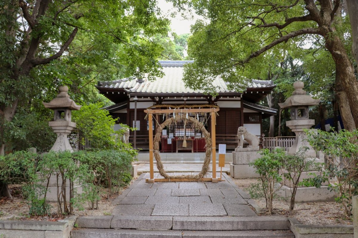 安居神社の本殿